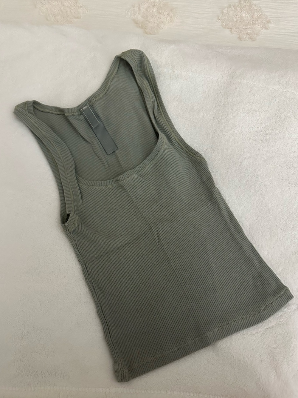 SKIMS Ribbed Tank Top - Sage